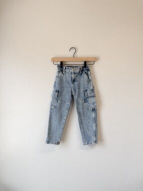 Baby Gap Light-Wash Cargo Utility Jeans